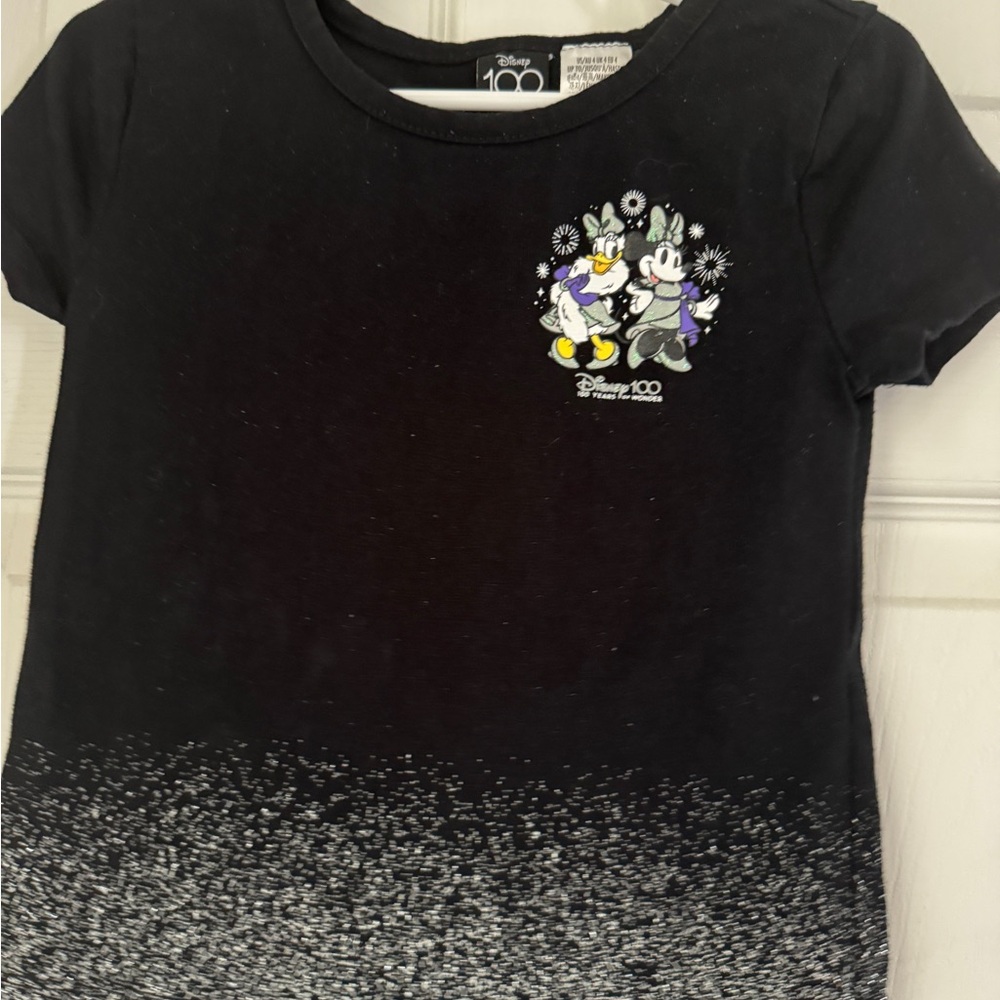 100 years of Disney glittered shirt.  Size 4.